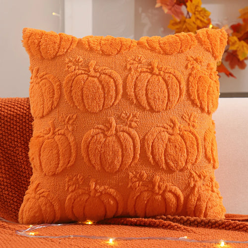 Housse de coussin Halloween tuftée