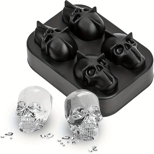Moule à glaçons crâne 3D