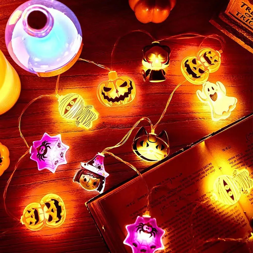 Guirlande 10 fantômes LED