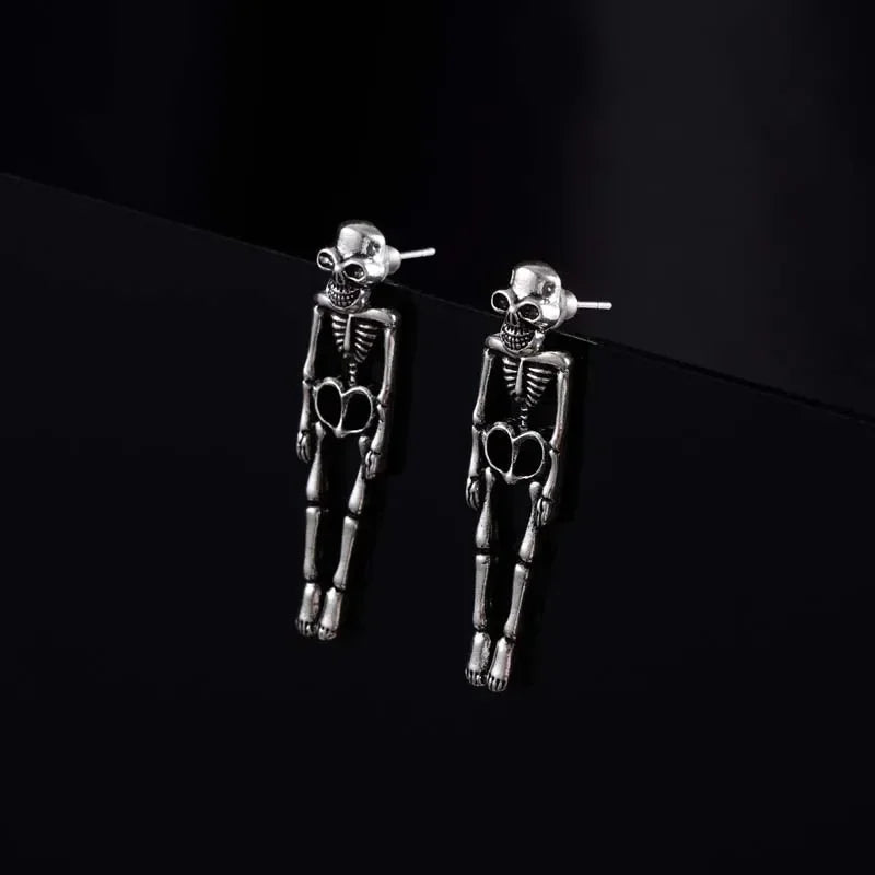 Boucles d’oreilles squelette