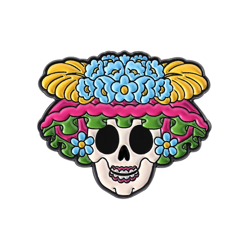 Pin’s Catrina — Jour des Morts