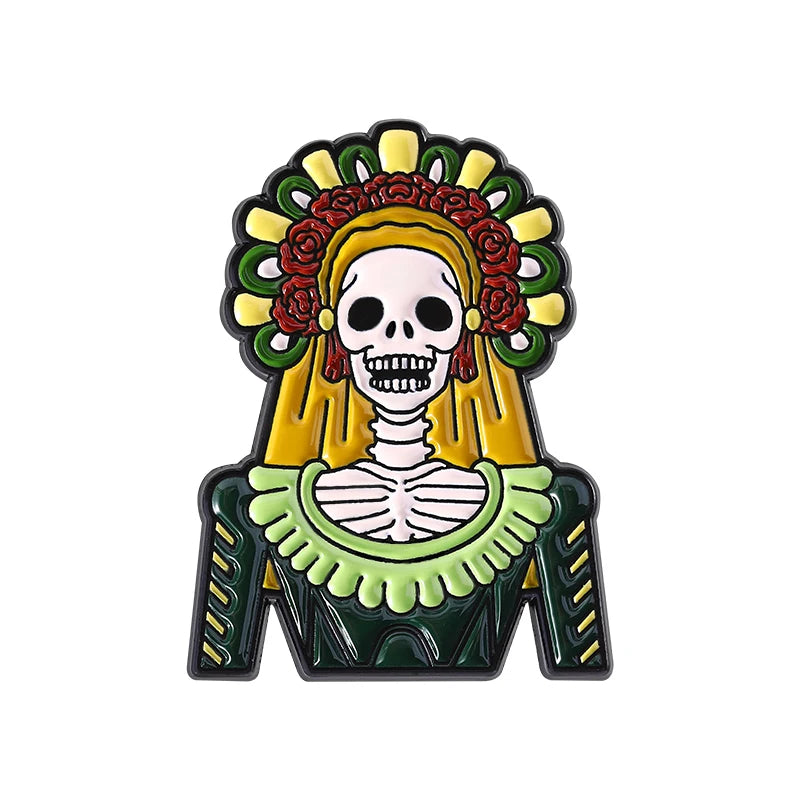 Pin’s Catrina — Jour des Morts