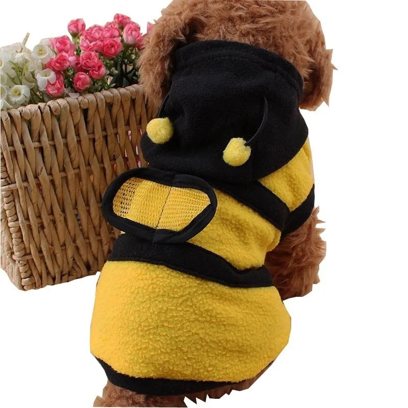 Combinaison abeille polaire pour chien et chat