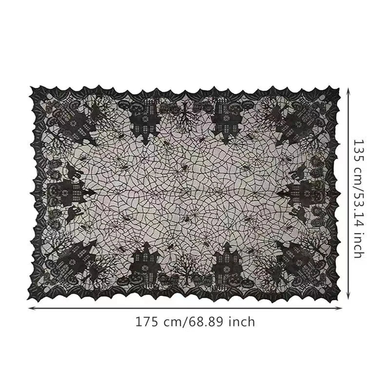 Nappe en dentelle toile d'araignée