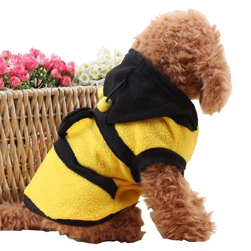 Combinaison abeille polaire pour chien et chat