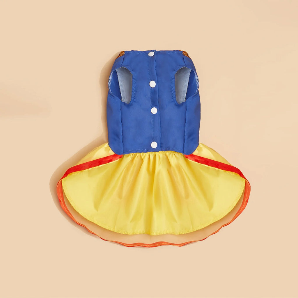 Robe de princesse des neiges pour chien