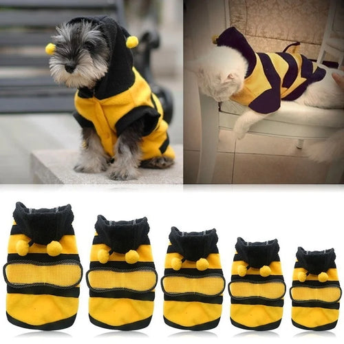 Combinaison abeille polaire pour chien et chat