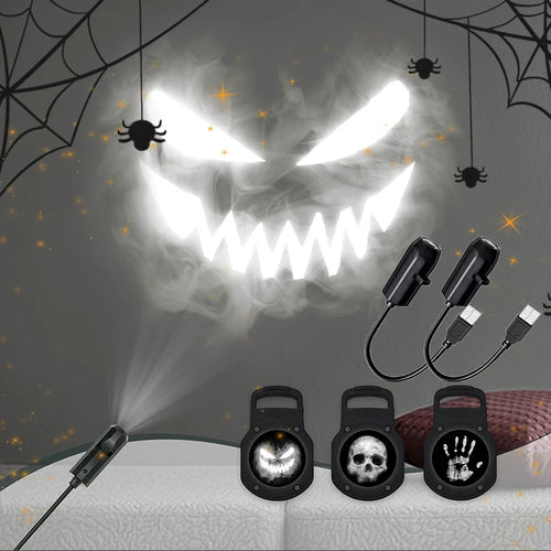 Mini projecteur USB crâne — 3 motifs
