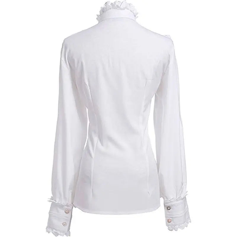 Blouse victorienne à jabot