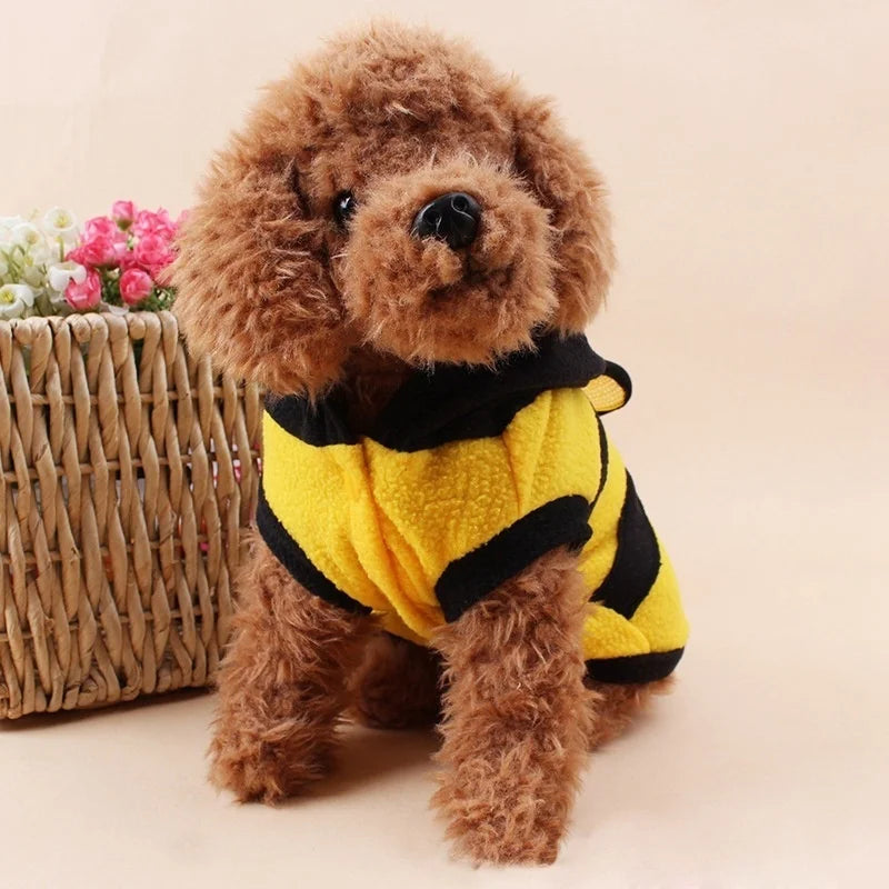 Combinaison abeille polaire pour chien et chat