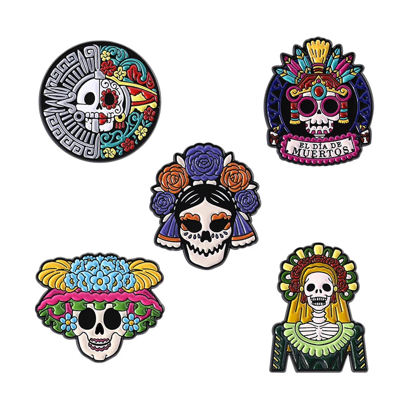 Pin’s Catrina — Jour des Morts