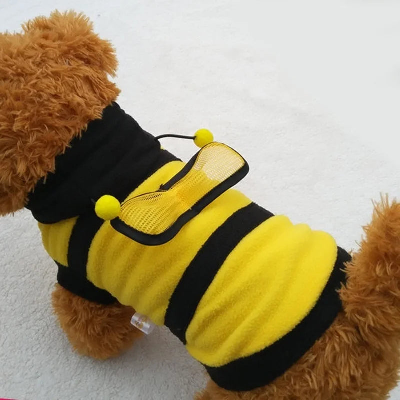 Combinaison abeille polaire pour chien et chat